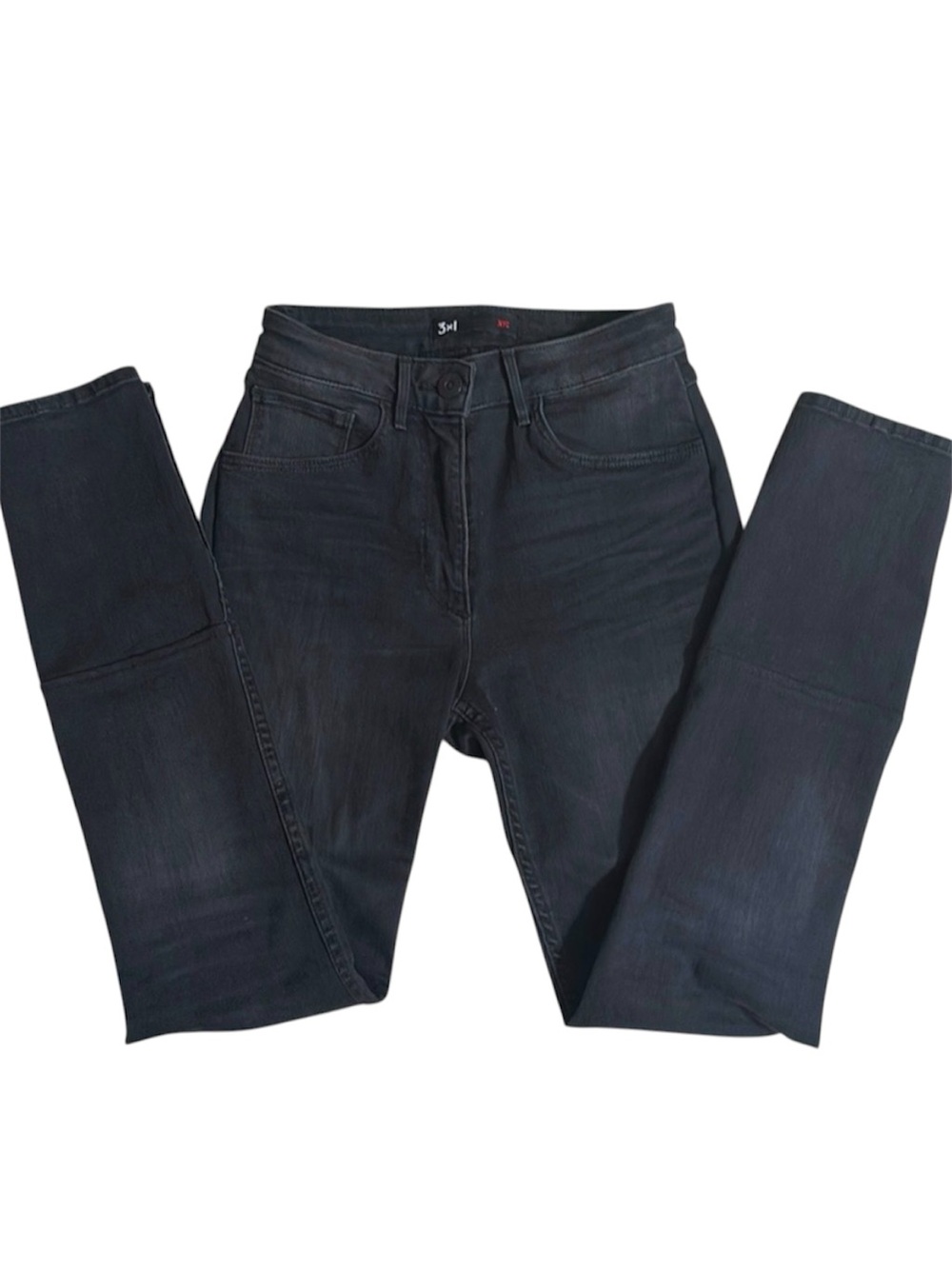 3X1 High Waisted Black Jeans